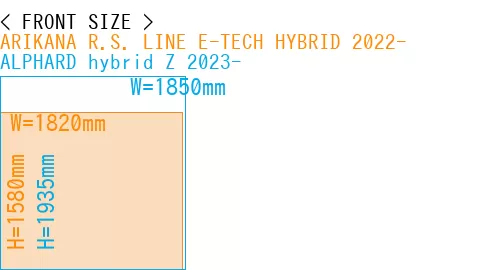 #ARIKANA R.S. LINE E-TECH HYBRID 2022- + ALPHARD hybrid Z 2023-